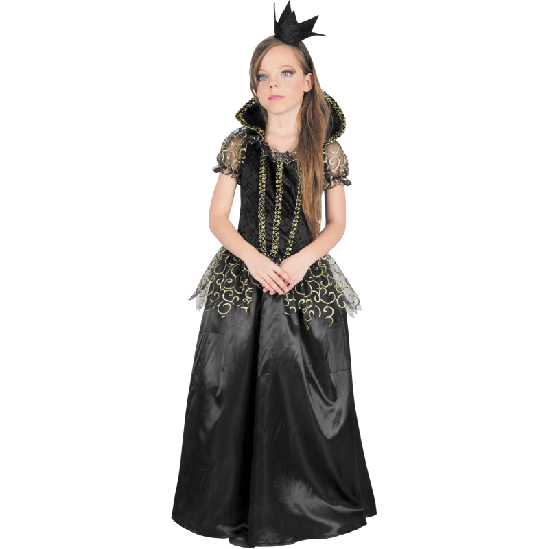 Kostüm „Böse Prinzessin“ für Kinder von 7 bis 9 Jahren – Halloween