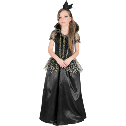 Kostüm „Böse Prinzessin“ für Kinder von 7 bis 9 Jahren – Halloween