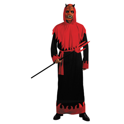 Teufelskostüm mit Maske – Halloween-Kostüm