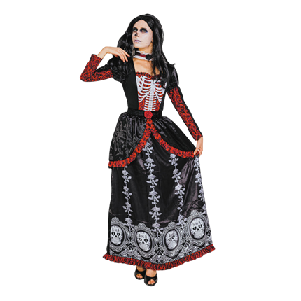 Kostüm „Prinzessin Dia de los Muertos“ – Halloween