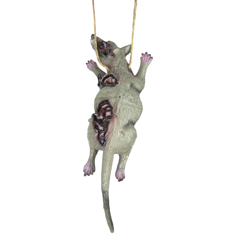 Halskette „Wütende Ratte“ – Halloween-Accessoire