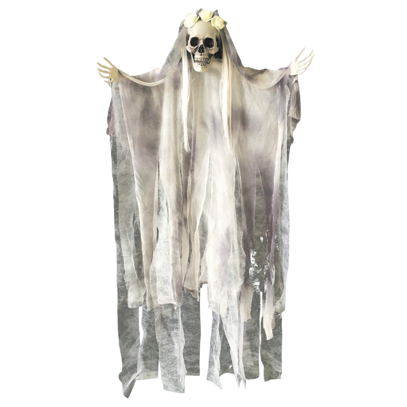 Hängende Skelettbraut, 120 cm – Halloween-Dekoration