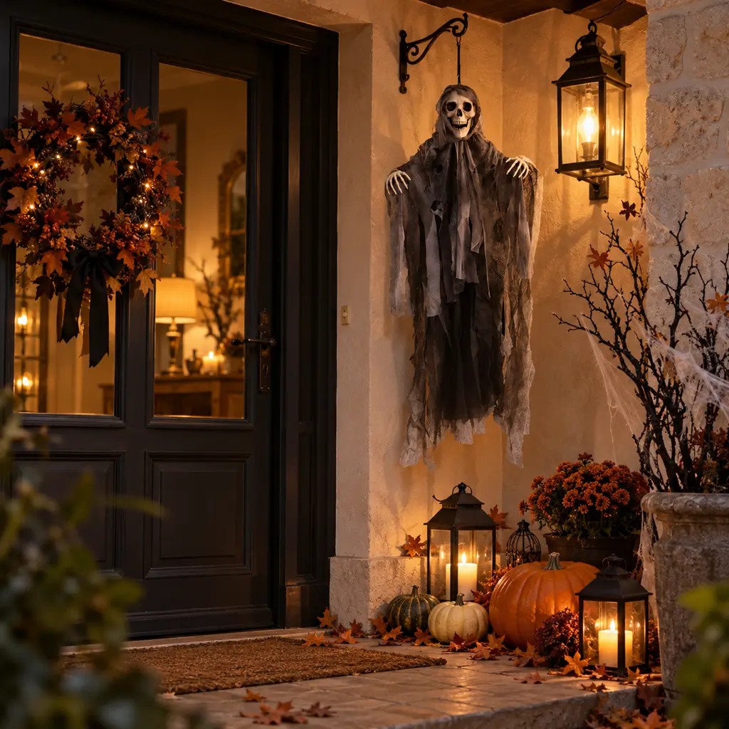 90 cm breiter Anbaumäher – Halloween-Dekoration
