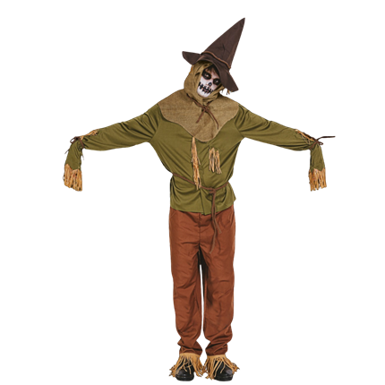 Vogelscheuchen-Kostüm für Erwachsene, Größe L/XL – Halloween-Kostüm