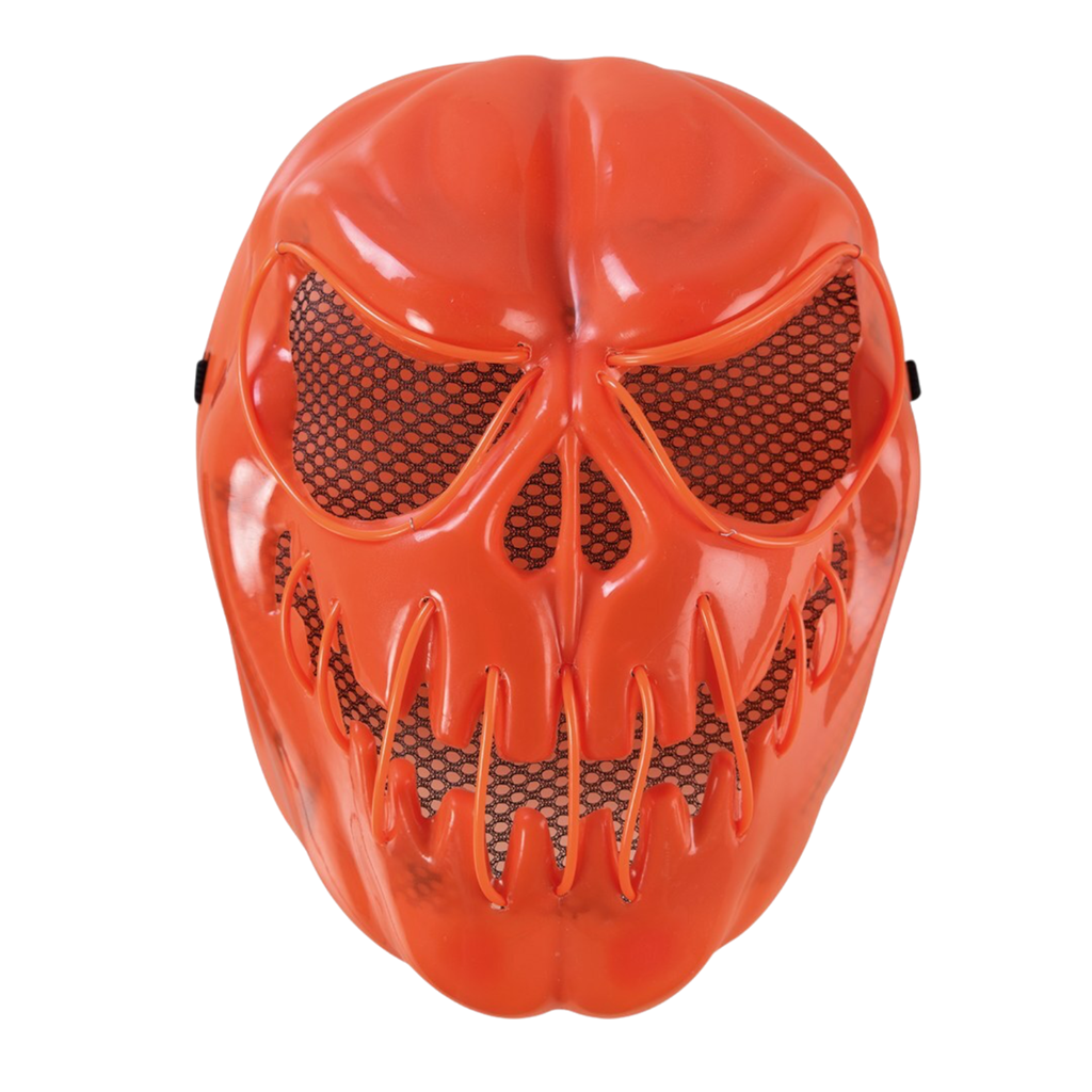 LED-Maske „Gruseliger Kürbis“ für Erwachsene – Halloween