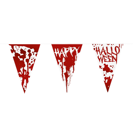 „Happy Halloween“-Girlande, 3 m – Halloween-Dekoration