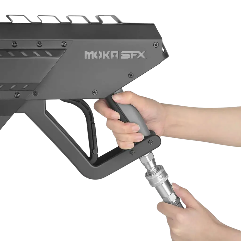 VORTEX LED CO2 GUN – CO2-Pistole mit LED, inklusive Anschlussstück und 3 Meter langem Schlauch