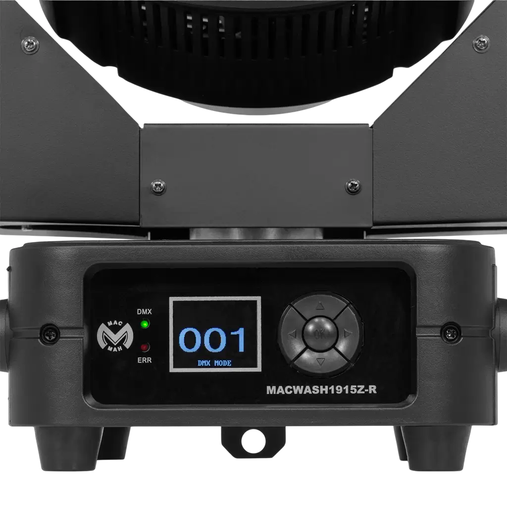 RGBW-LED-Wash-Lyre 19 × 15 W mit motorisiertem Zoom – Mac Mah