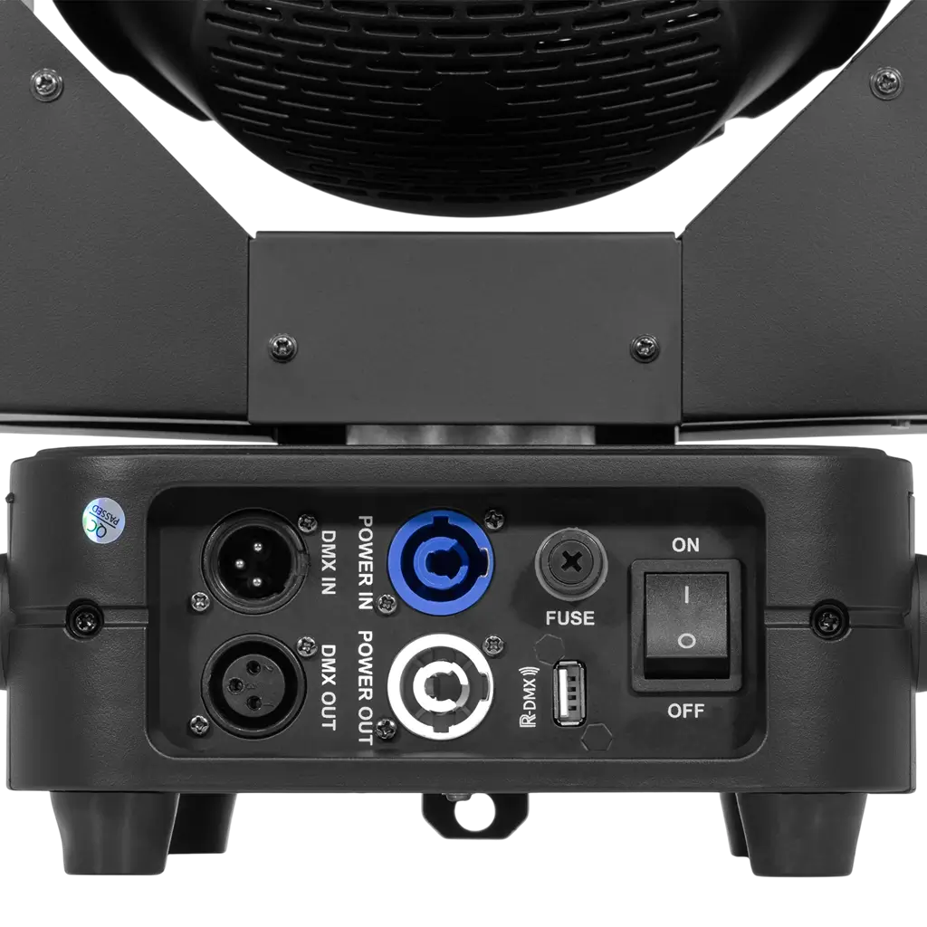 RGBW-LED-Wash-Lyre 19 × 15 W mit motorisiertem Zoom – Mac Mah