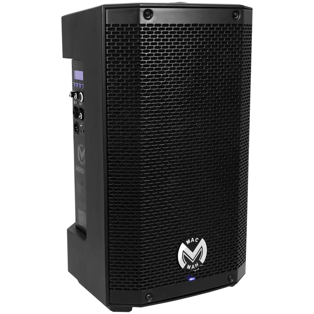 Tragbarer, aktiver 150-W-RMS-Lautsprecher (10") mit Akku und UHF-Mikrofon – Mac Mah