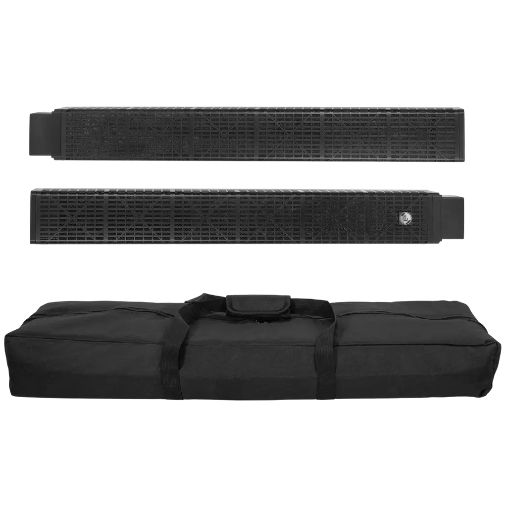 Aktives 3-Wege-Säulensystem mit 800 W RMS und 12-Zoll-Subwoofer – Elokance