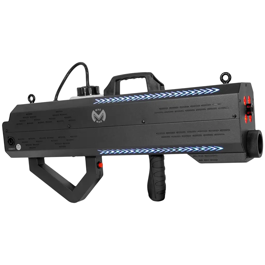 Tragbarer 1500-W-Rauchgenerator mit Akku und RGB-LEDs – Mac Mah