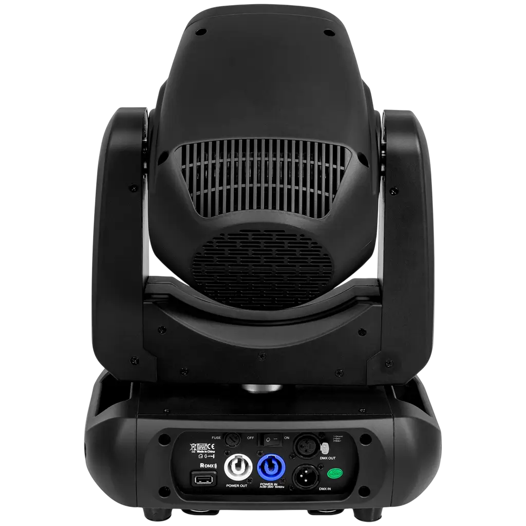 2er-Set hochleistungsfähiger 200-W-LED-Spot-Schwenkarmleuchten mit Flightcase – Evolite